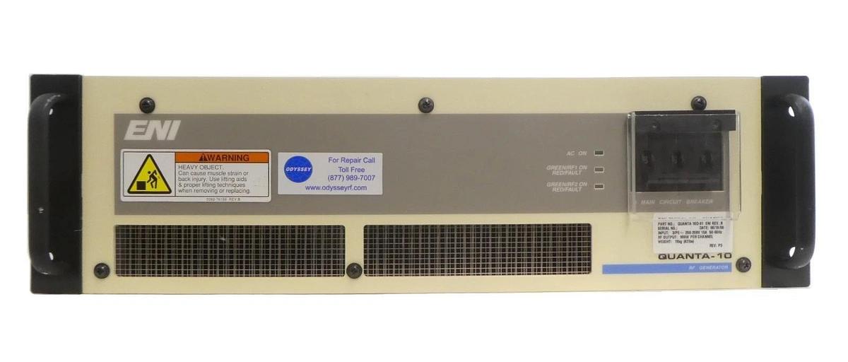 Refurbished QUANTA-10 ENI Power Systems QUANTA-10D-01 RF Generator Dual Channel Refurbished