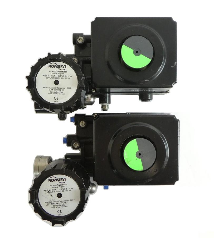Used Flowserve APEX8000X81137CFD Positioner Transducer APEX 8000 Lot of 2 Working