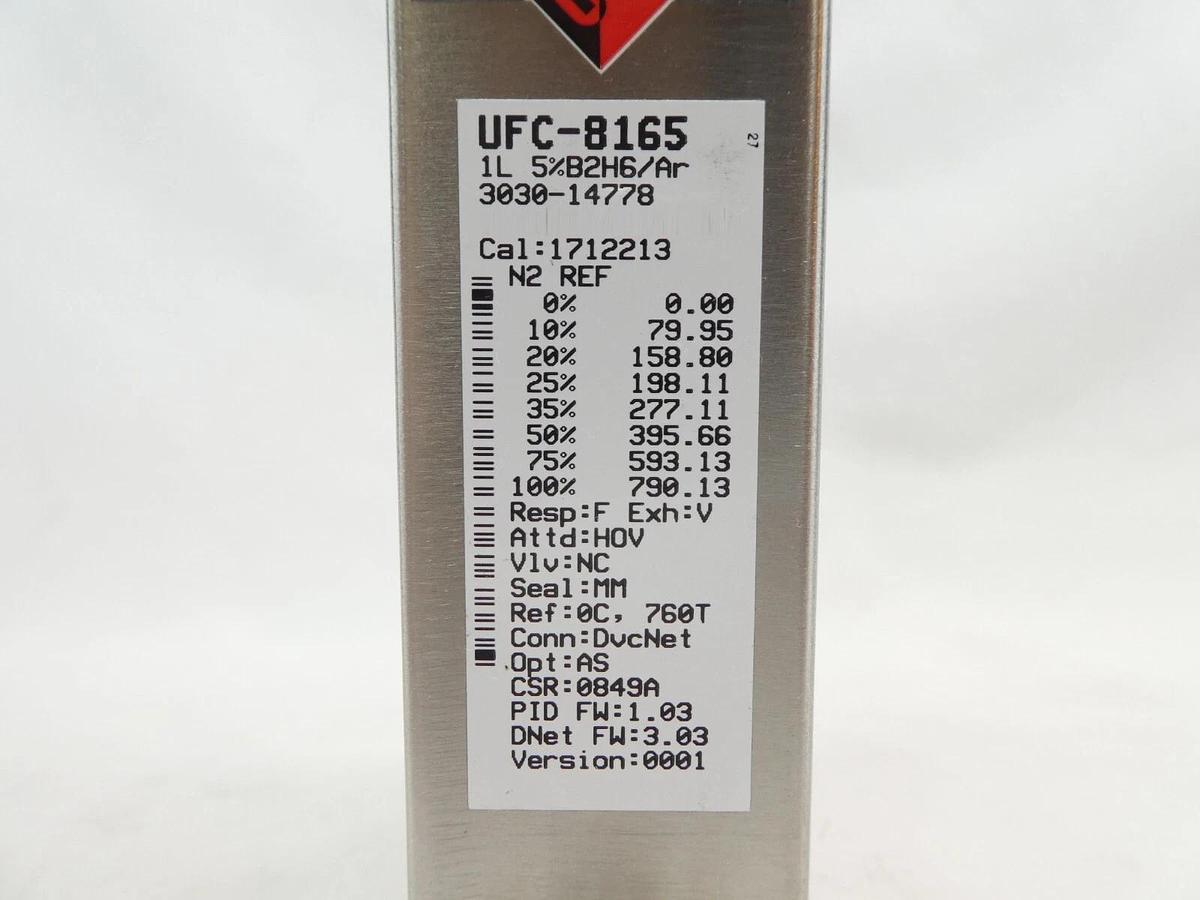 Used Celerity UFC-8165 Mass Flow Controller MFC AMAT 3030-14778 Lot of 10 Working