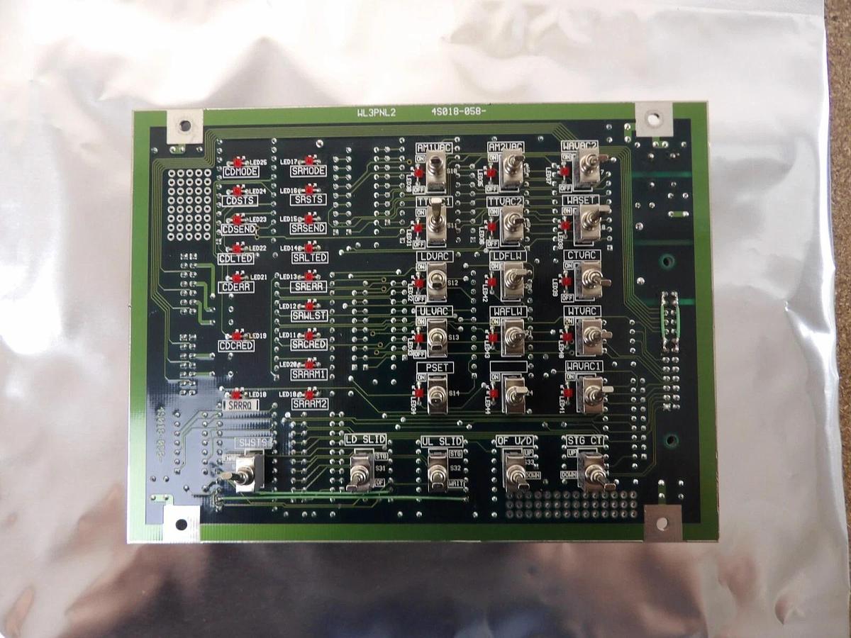 Used Nikon 4S018-058 Vacuum Switch PCB WL3PNL2 NSR-S202A Working Surplus