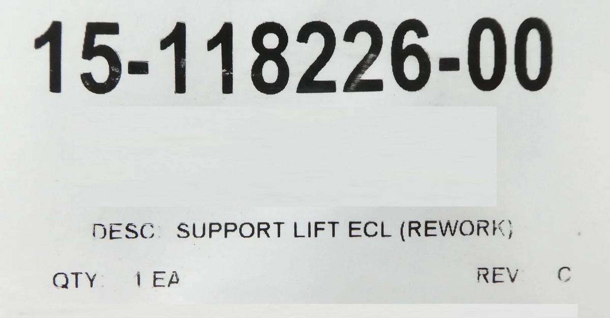 Refurbished Novellus Systems 15-118226-00 ECL Support Lift Manufacturer Refurbished
