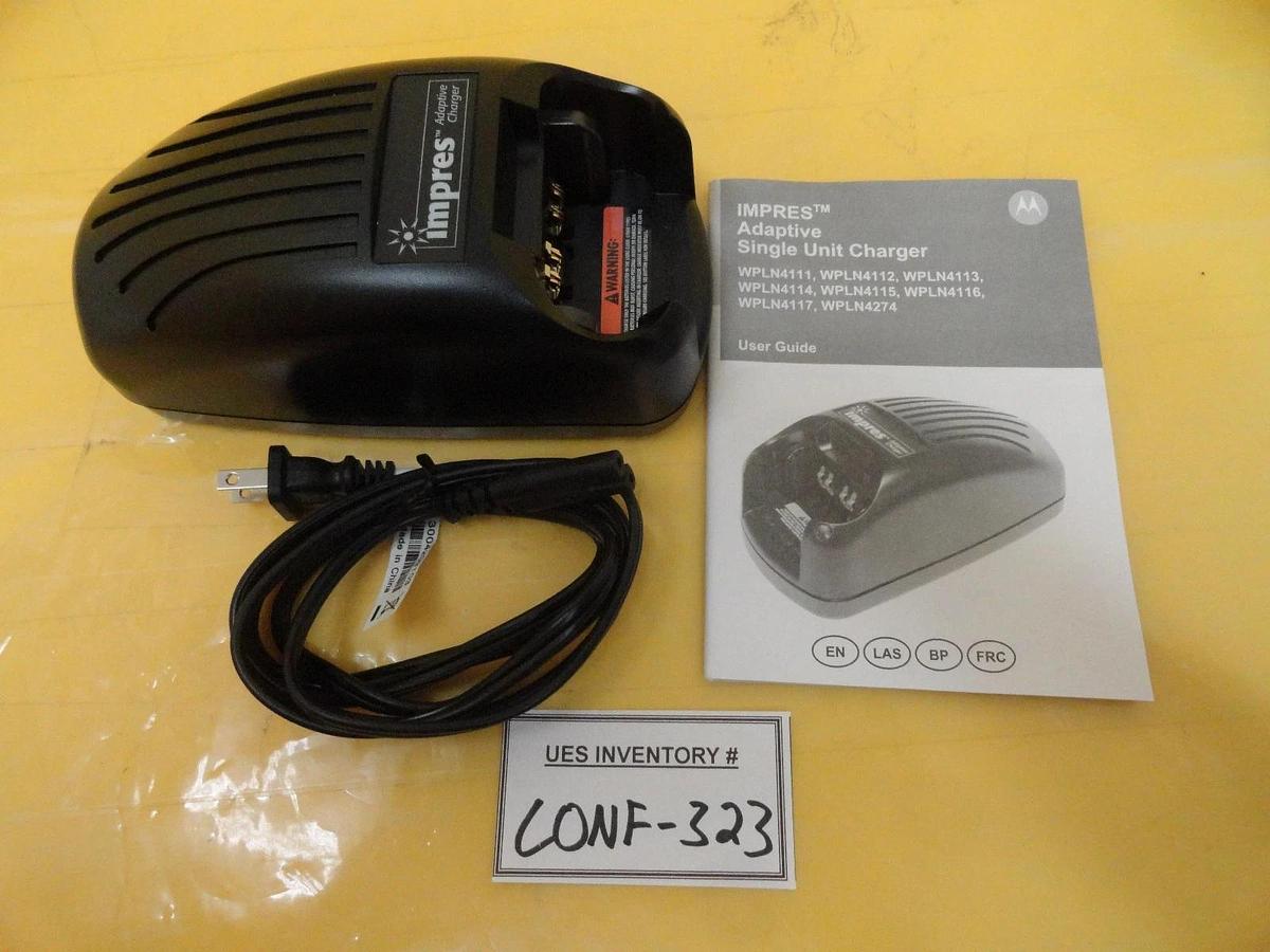 Motorola WPLN4111AR Impres Adaptive Charger V3.90 MOTWPLN4111AR New Surplus