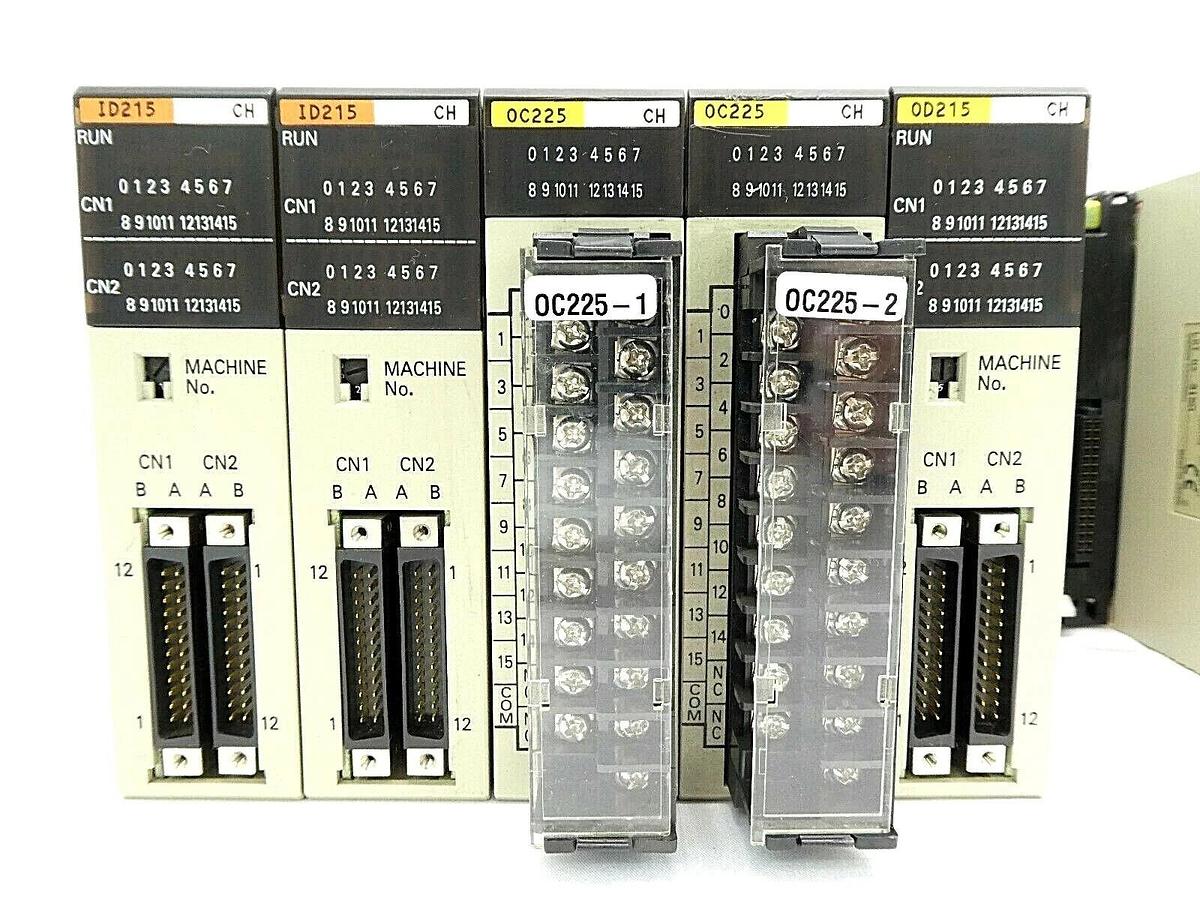 Used Omron C200HX Programmable Logic Controller PLC Microbar Trackmate C200HX-CPU44-E