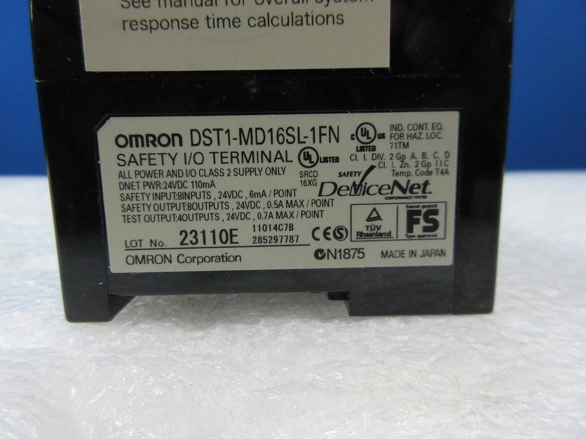 Used Omron DST1-MD16SL-1 Safety I/O Terminal Nikon 4T080-731-3 Lot of 5 Working