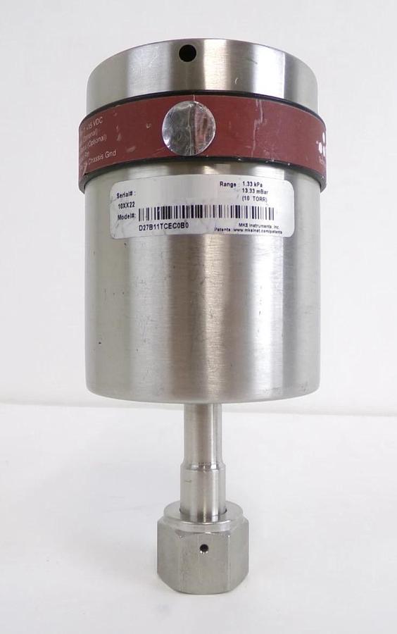 Used MKS Instruments D27B11TCEC0B0 Baratron Dual Range Manometer Lot of 2 Surplus