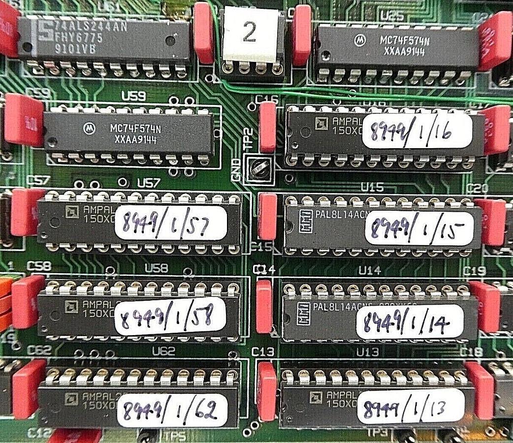Used Computer Recognition Systems 8937-0000 Processor PCB Card 8949 Rev. B Working