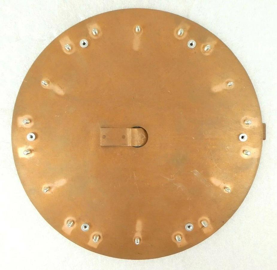 Used Novellus Systems 15-01023-00 200mm Copper RF Distribution Plate Set of 3 Working
