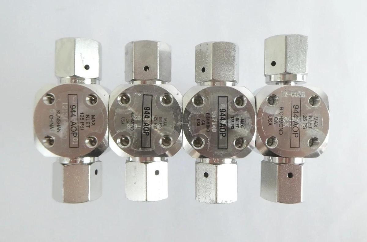 Used Veriflo 944AOPLPNCSFSFF 945AOPLPNCSFSFF Diaphragm Valve Lot of 13 Working