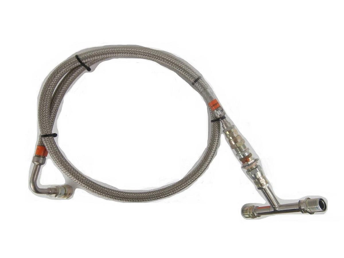 Used CTI-Cryogenics 8043074 Cryopump Supply CryoLine 6 Foot with Tee 3918059 Working