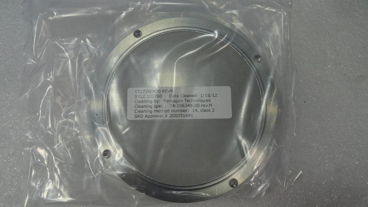 Used Novellus Systems 15-173604-00 Gamma Base Diffuser Rev. B New