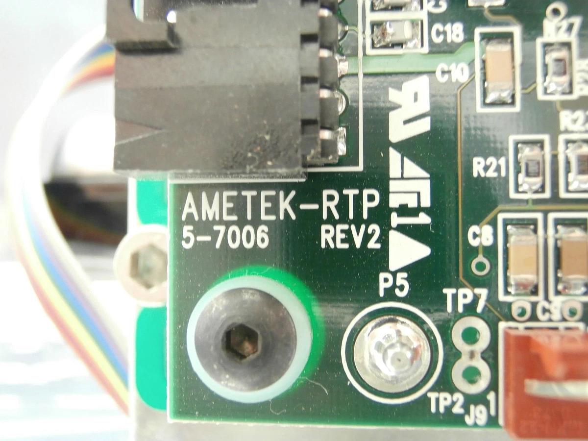 Used Ametek 5-7004 AMETEK-RTP Fan with Control PCB Assembly 5-7006 Used Working