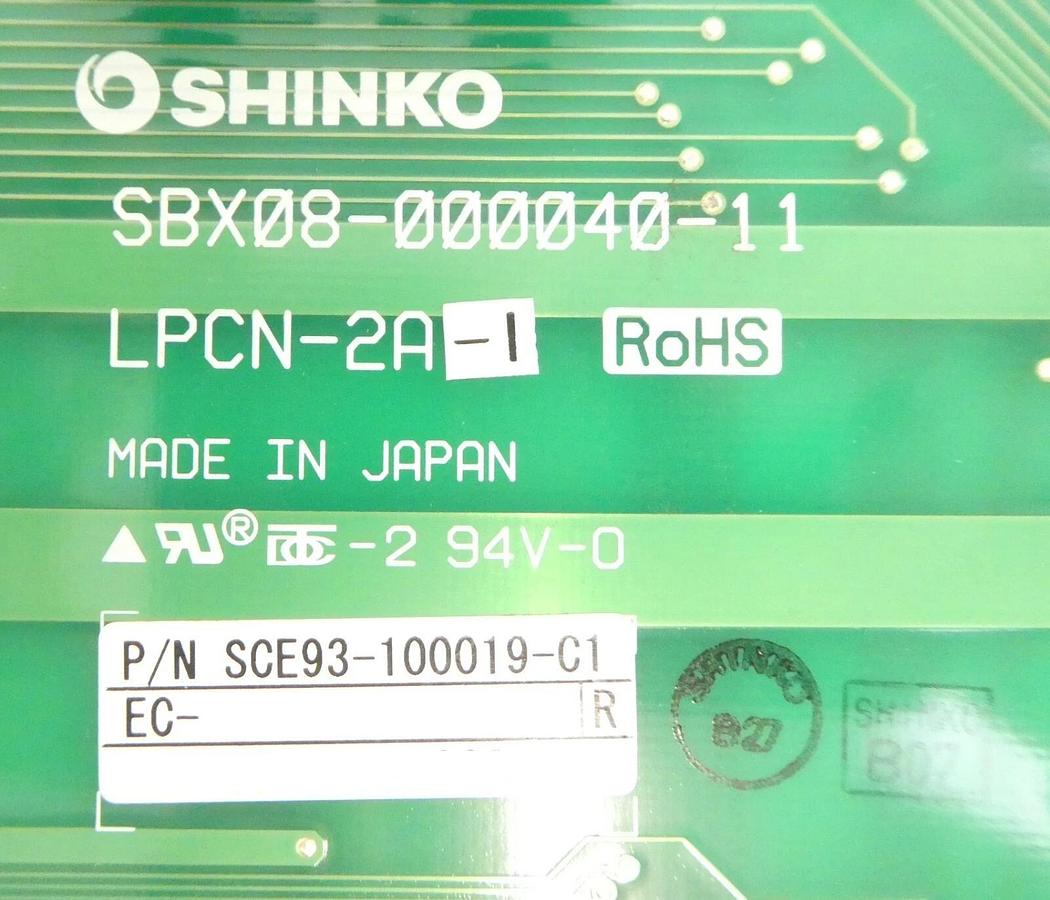 Used Shinko Electric SCE93-100019-C1 Interface PCB SBX08-000040-11 Lot of 2 Working