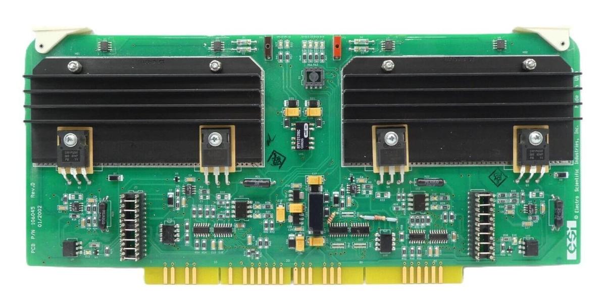 Used ESI Electro Scientific Industries 106045 PCB Card 107033 Reseller Lot of 8 Spare