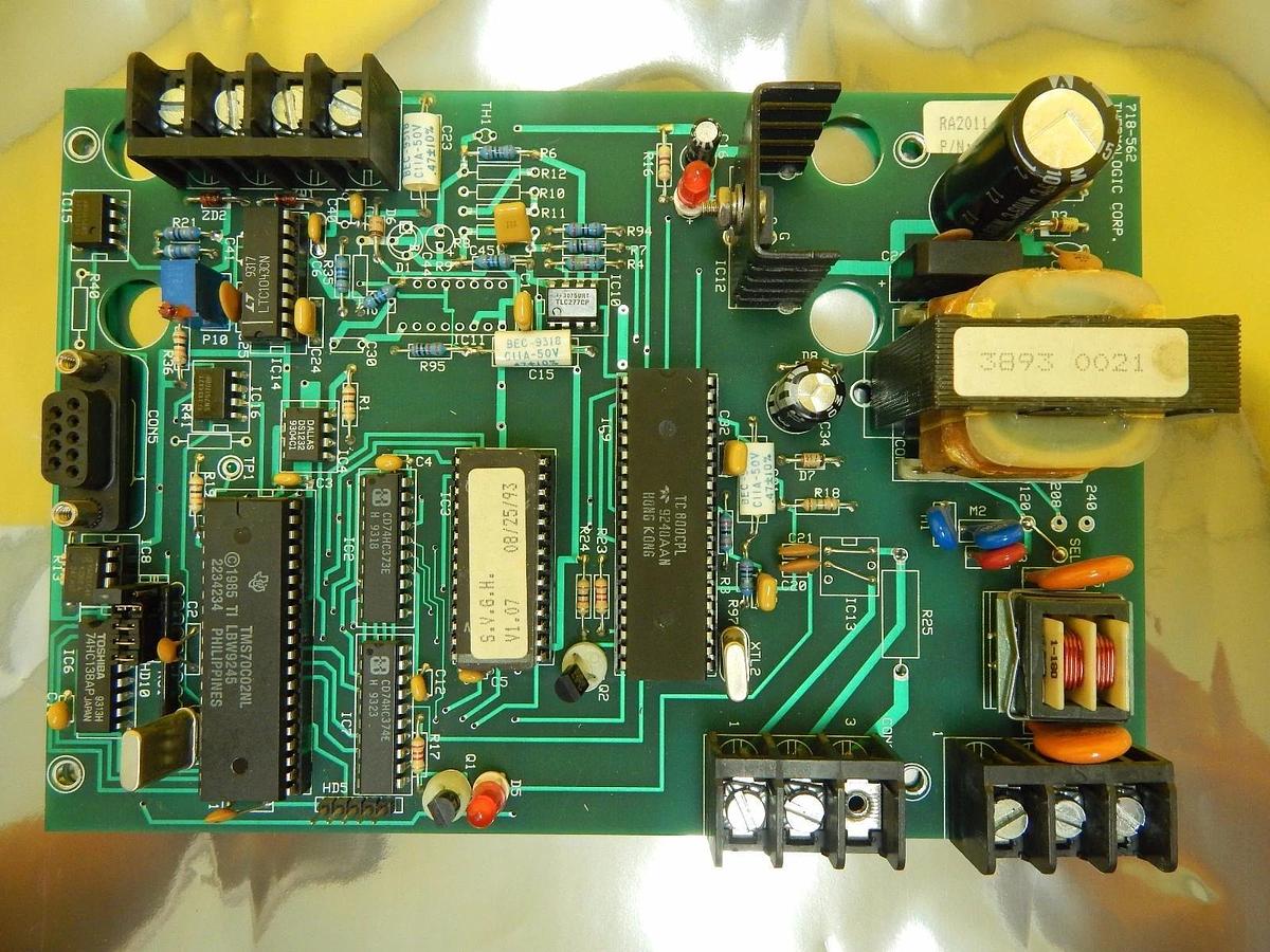 Used Thermalogic 718-562 Fluid Temperature Station Board PCB SVG 121-188 Used