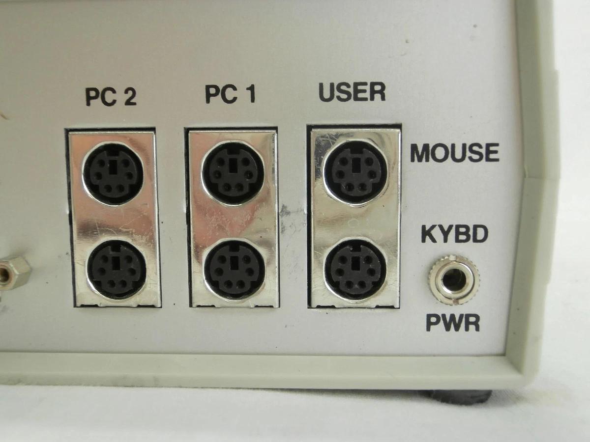 Used NTI Network Technologies KEEMUX-P2 2-port Video Switching KVM Splitter Used
