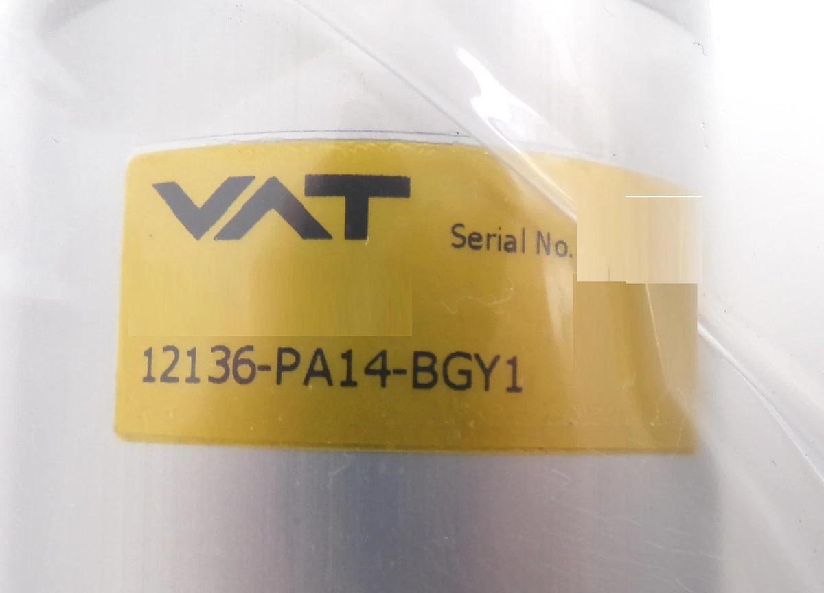 VAT 12136-PA14-BGY1 Vacuum Gate Valve Series 121 New Surplus