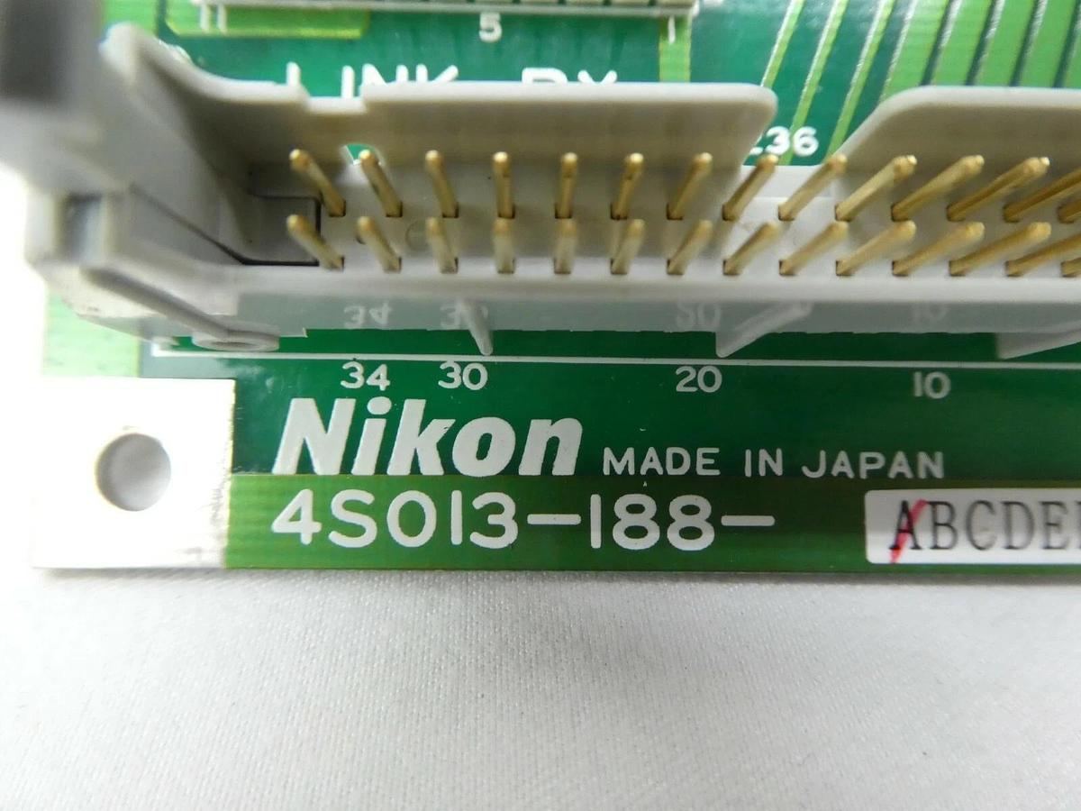 Used Nikon 4S013-188 Interface Board PCB LINK-RX NSR-S307E DUV System Working Spare