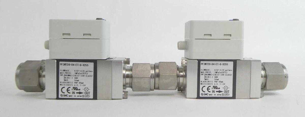SMC PF3W720-04-ET-G-X255 Digital Flow Switch AMAT 1270-03609 Lot of 6 New