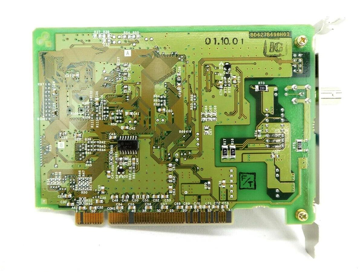Used Mitsubishi Q80BD-J71BR11 PLC Interface Board PCB Card MELSECNET/H Working Spare