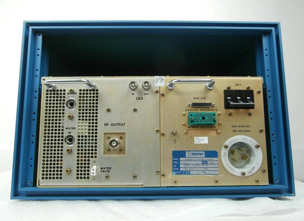 Used RF20H RFPP RF Power Products 7500000002 RF Generator MeiVac 2460 Tested Working