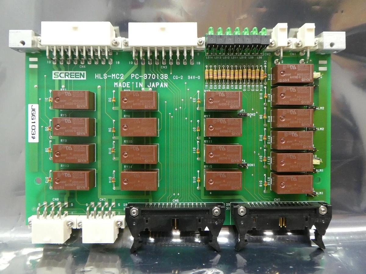 Used DNS Dainippon Screen HLS-MC2 Relay Board PCB PC-97013B Used Working