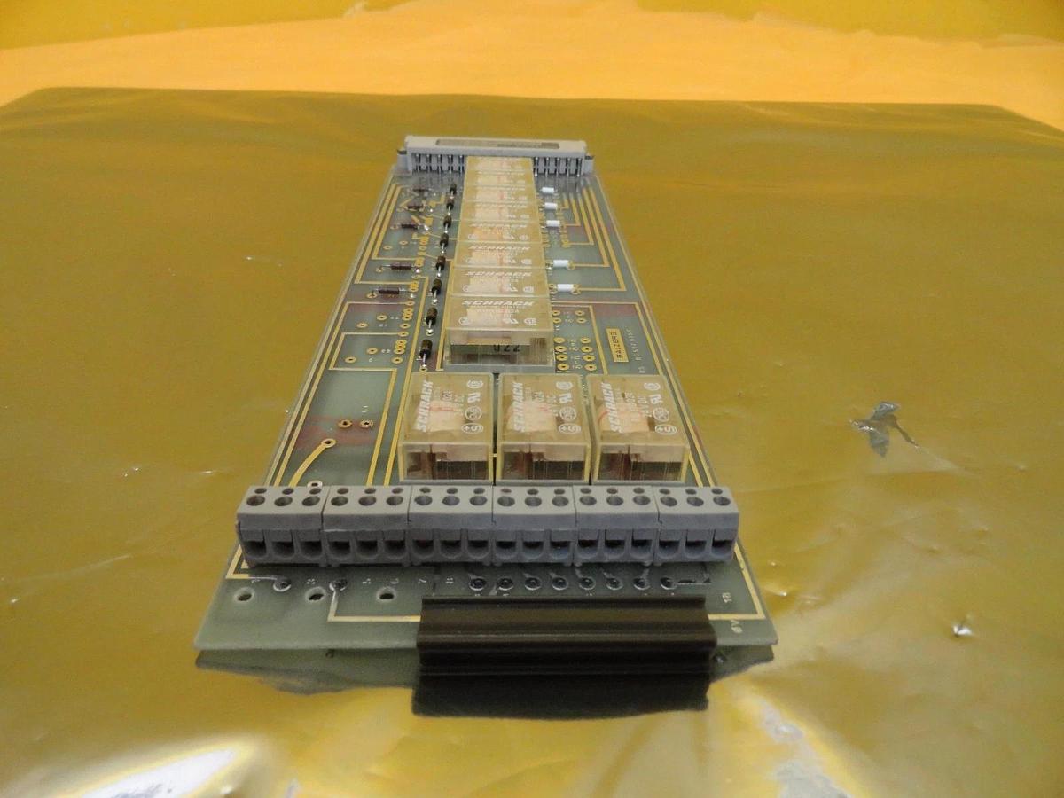 Used Balzers BG 527 032 BU 24V Relay PCB Card BG 527 108 AS Used Working