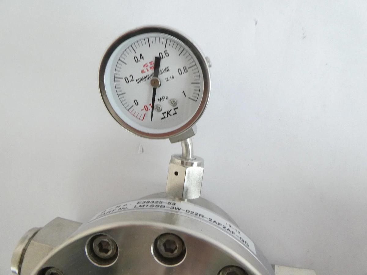 Used Yutaka LM1SSB-3W-022R-2AF2AF-QG Pressure Regulator LM1 Series Lot of 5 As-Is
