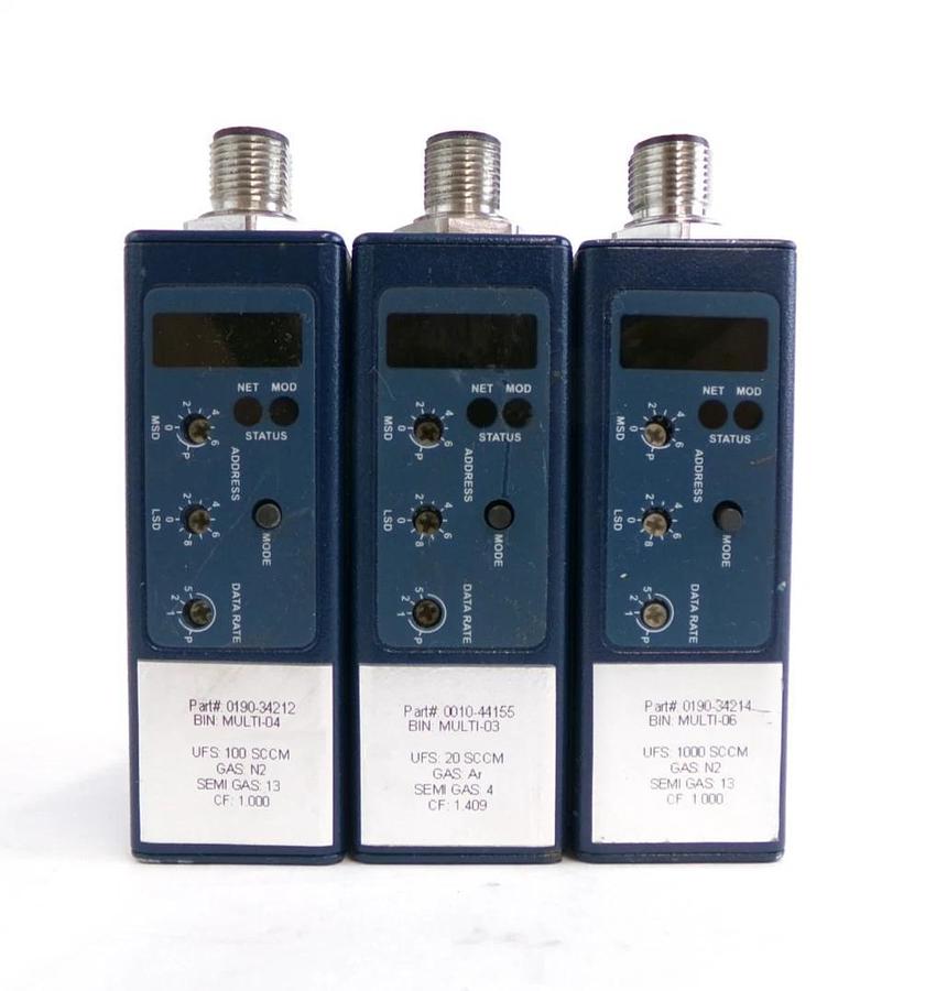 Used Aera PI-98 Mass Flow Controller MFC Reseller Lot of 6 Working Surplus