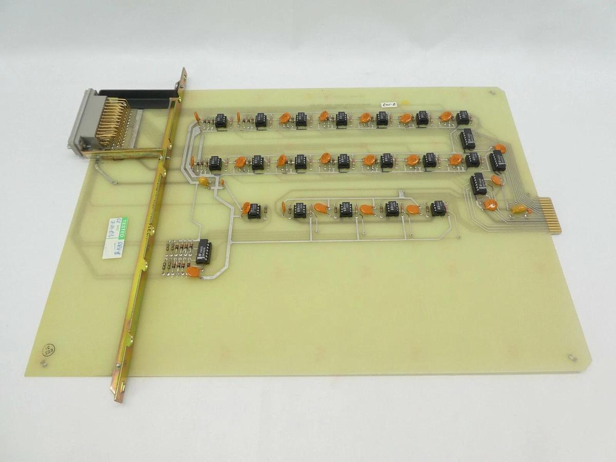Used Varian Semiconductor VSEA E-F8340001 Data Logger Optical Isolation PCB Rev. B