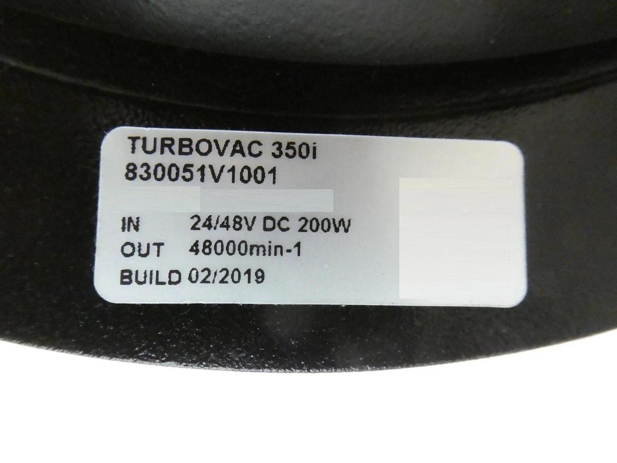 Used TURBOVAC 350i Leybold 830051V1001 Turbomolecular Pump w/Cooling Tested Working