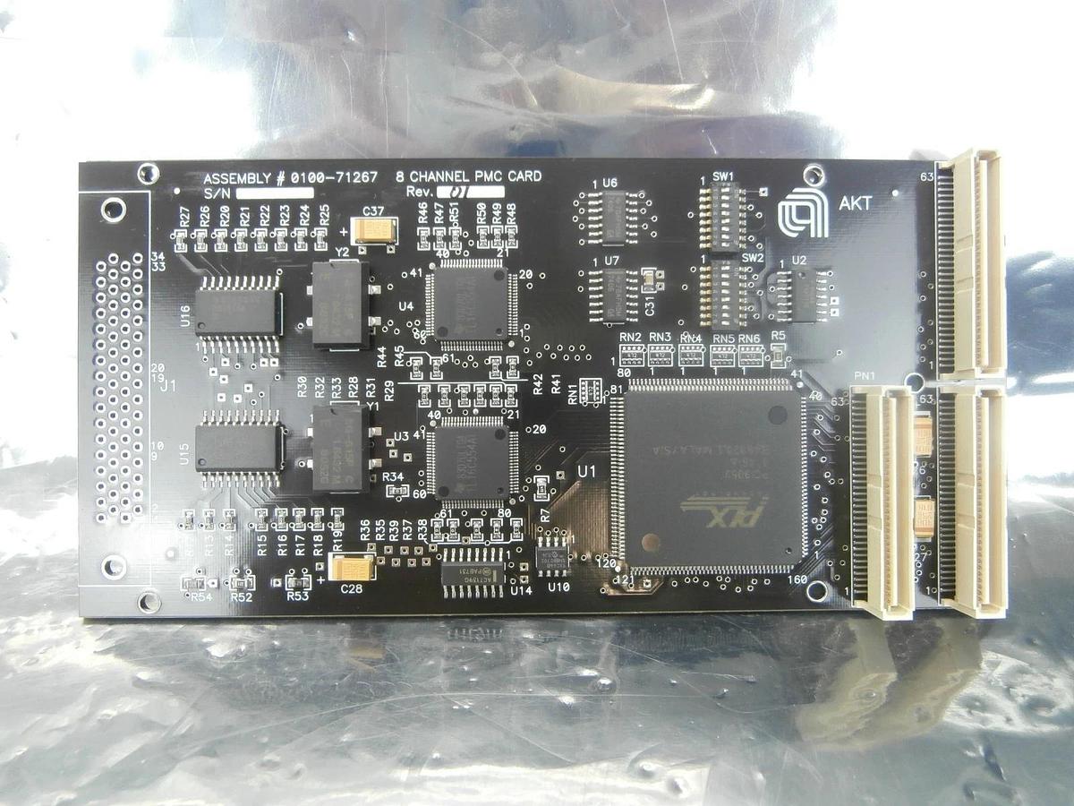 Used AMAT Applied Materials 0100-71267 8 Channel PCM Card PCB AKT Used Working