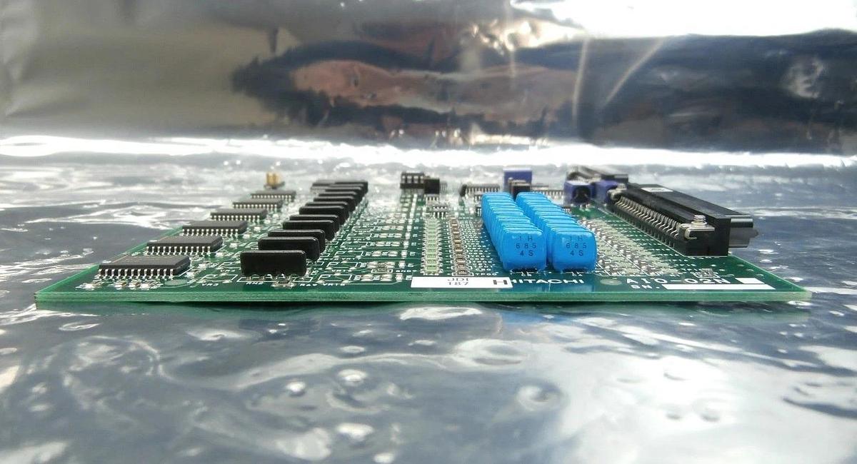 Used Hitachi AIO-02N Analog I/O PCB Card M-712E Shallow Trench Etcher Working Spare