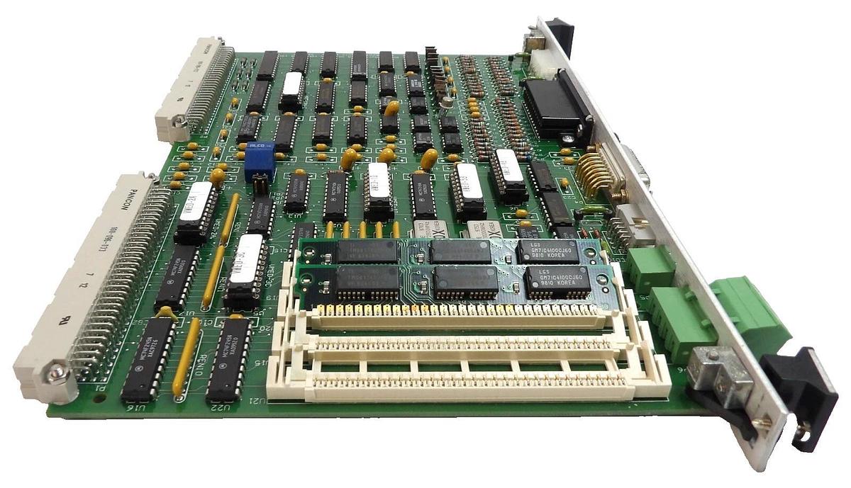 Used Brooks Automation BRD-T5-SLOTO-C VME Controller PCB Assembly Working Surplus