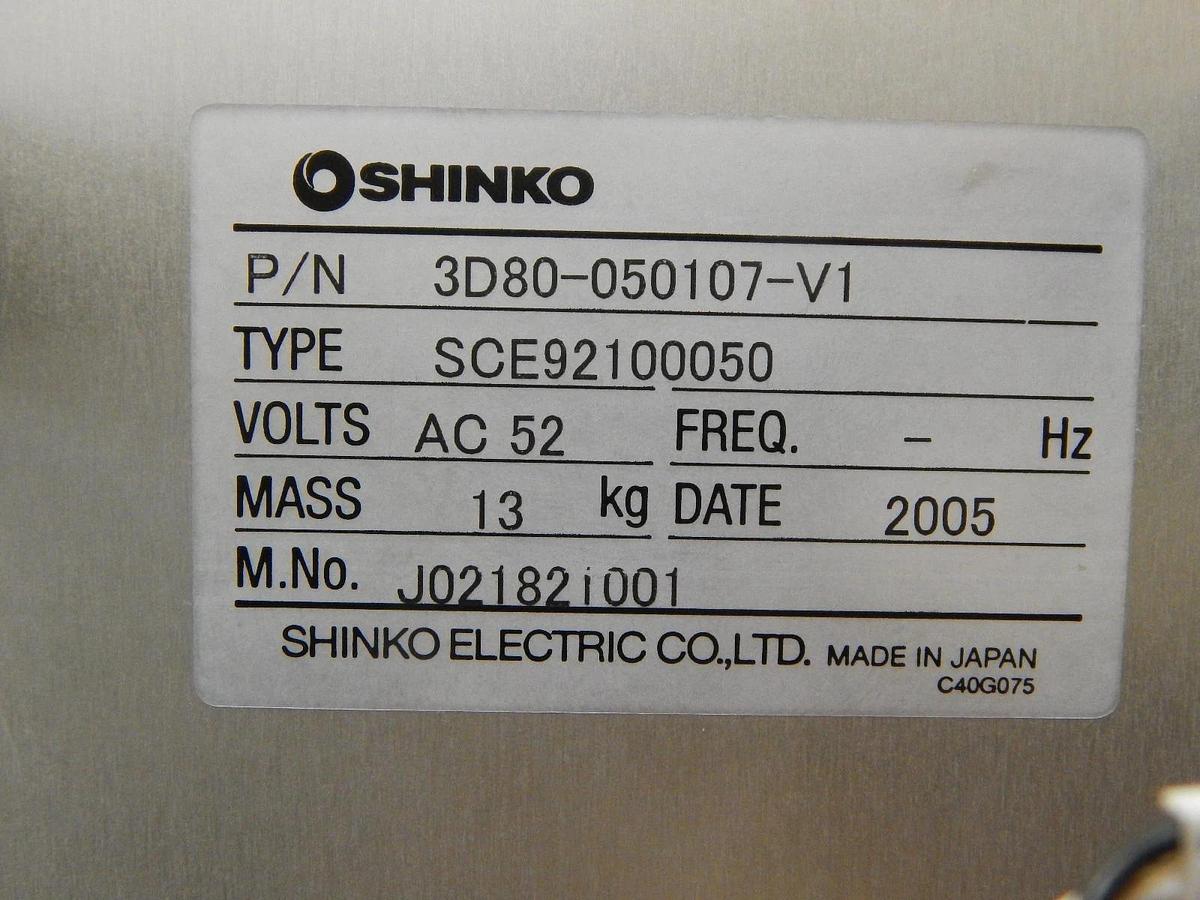 Used Shinko 3D80-050107-V1 300mm Wafer Prealigner SCE92100050 TEL T-3044SS Cut Cables