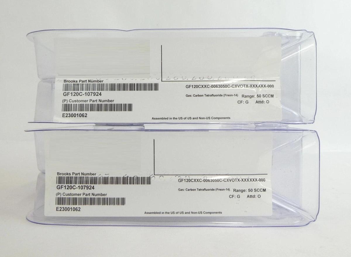 Brooks GF120C-107924 Mass Flow Controller MFC GF120CXXC Lot of 4 New