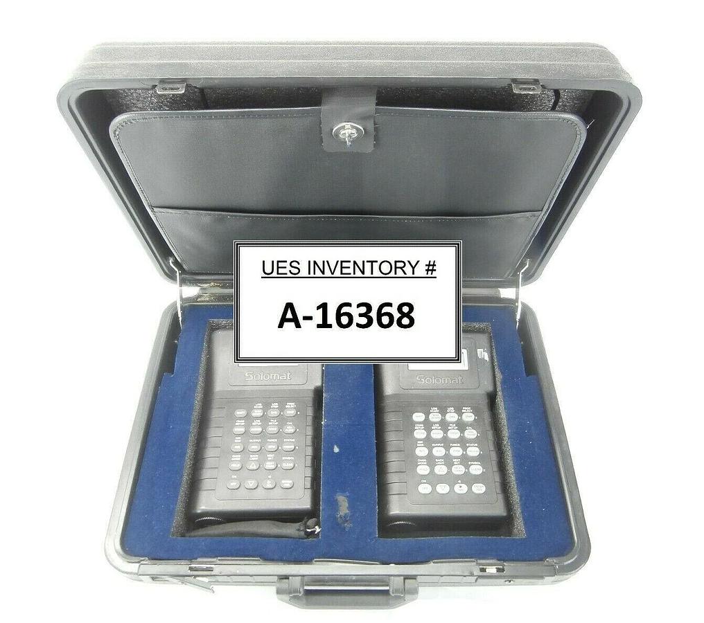 Used Solomat MPM 4100 Environmental Monitoring System Set of 2 w/Probes P327E 355RHB