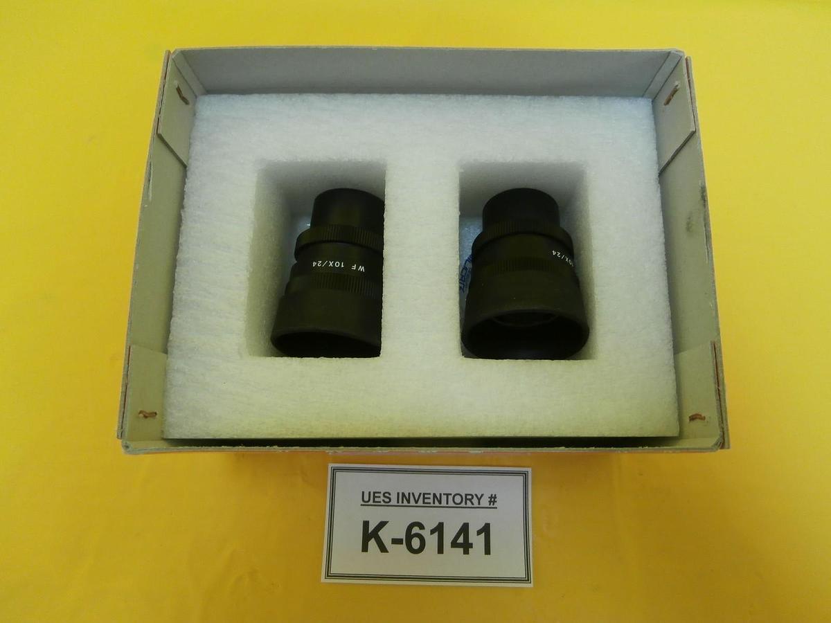 Used Mitutoyo 378-856 WF 10x/24 Microscope Eyepiece Set for Finescope Used Working