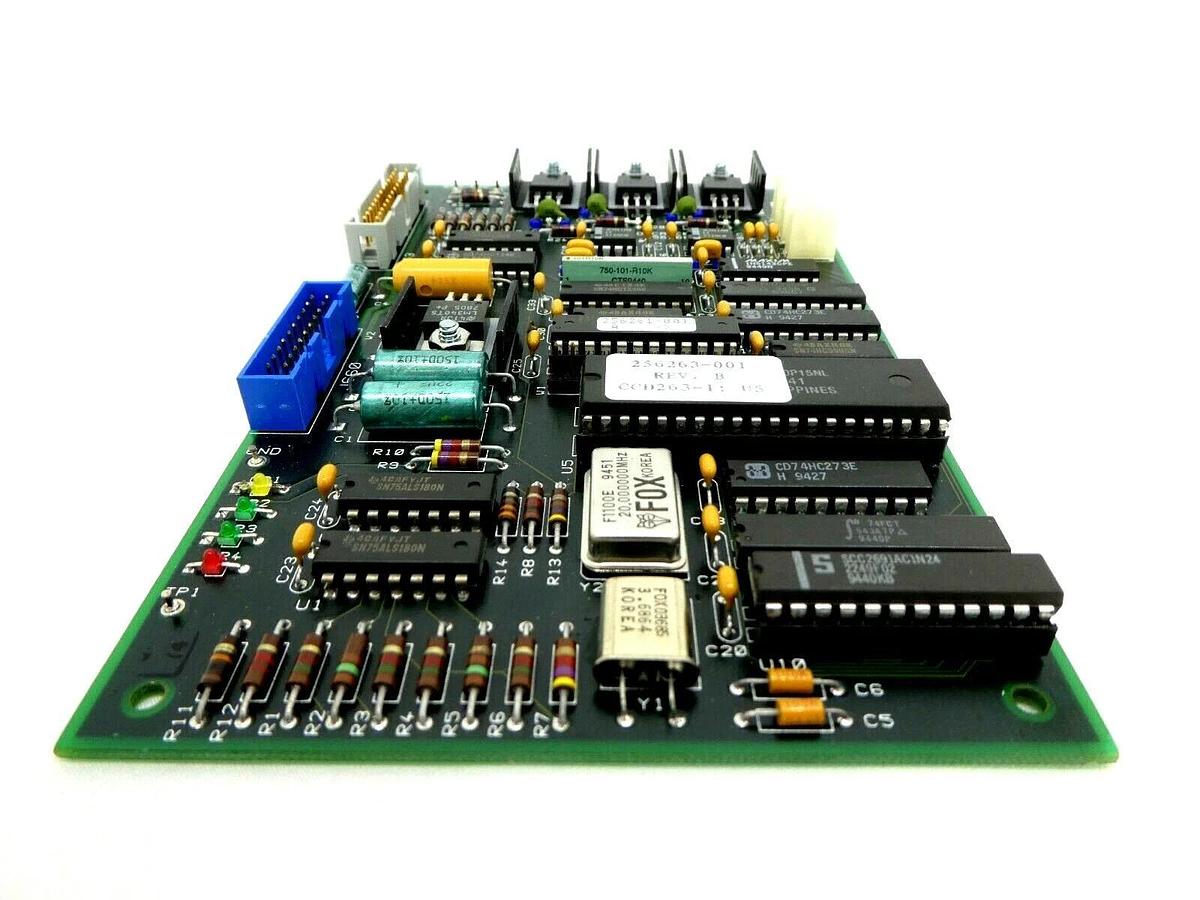 Used Electroglas 256266-001 3 CCD Camera Logic Board PCB 4085X Working Surplus