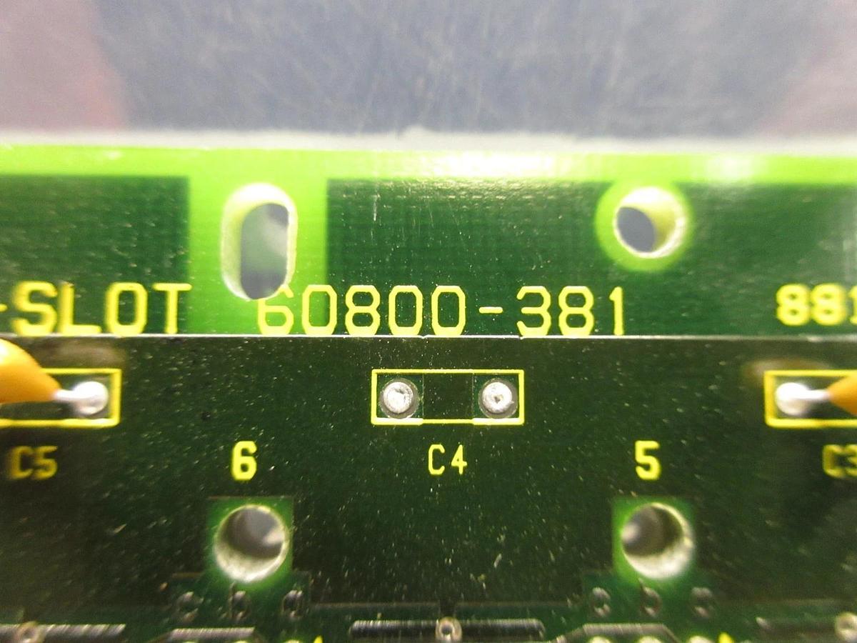 Used Schroff 60800-381 VME 11-Slot Backplane Board PCB with 60800-370 Ultratech 4700