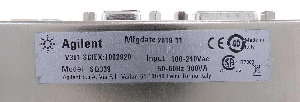 Used V301 Navigator Agilent 1002920 Turbo Pump Controller SQ339 Working