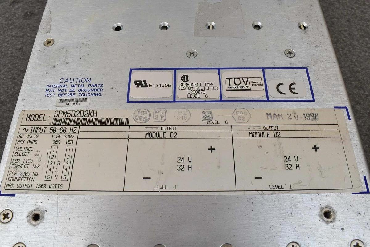 Used Power-One SPM5D2D2KH Power-One Power Supply 64A 24VDC