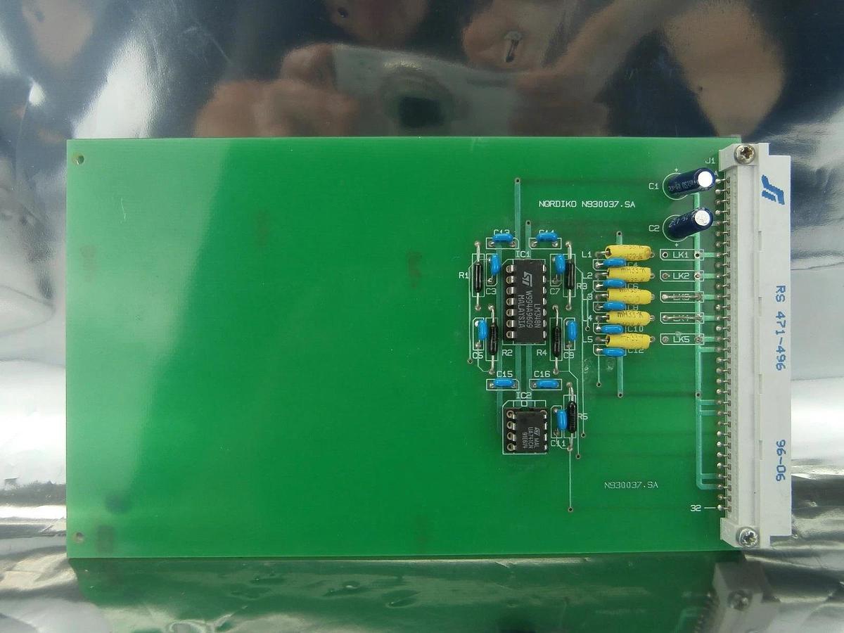 Used Nordiko Technical Services N930037.SA Operational Amplifier PCB Card Used