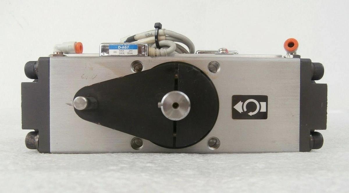 Used SMC NCDRA1BS50-UIA000039 Pneumatic Rotary Actuator Cylinder Lot of 4 Working