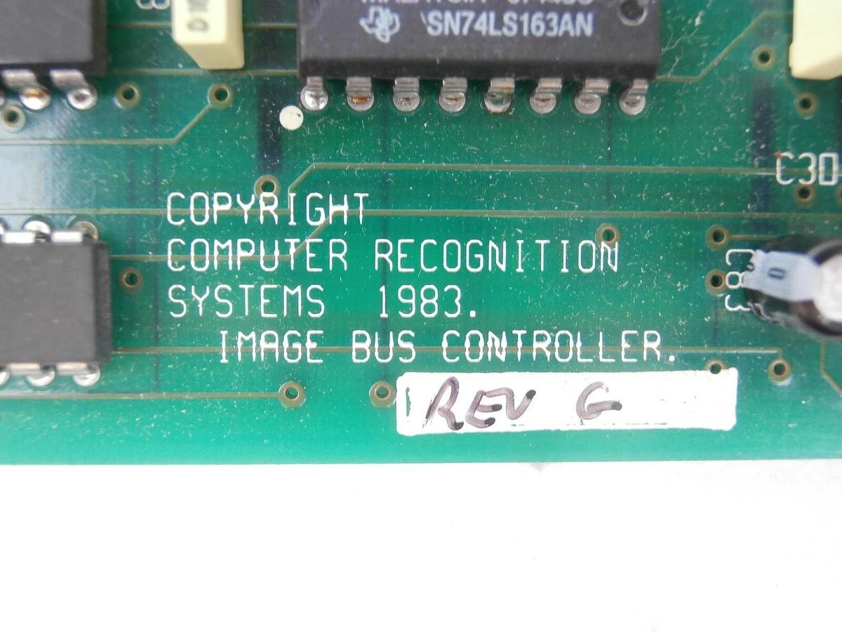 Used Computer Recognition Systems 8815 Image Bus Controller PCB Card Bio-Rad Working