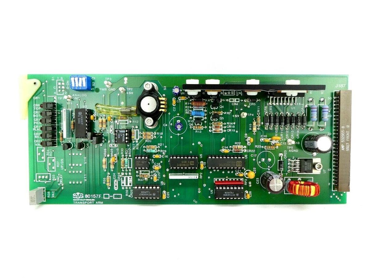 Used SVG Silicon Valley Group 80157F Transport Arm PCB Card SVG 88 System Working