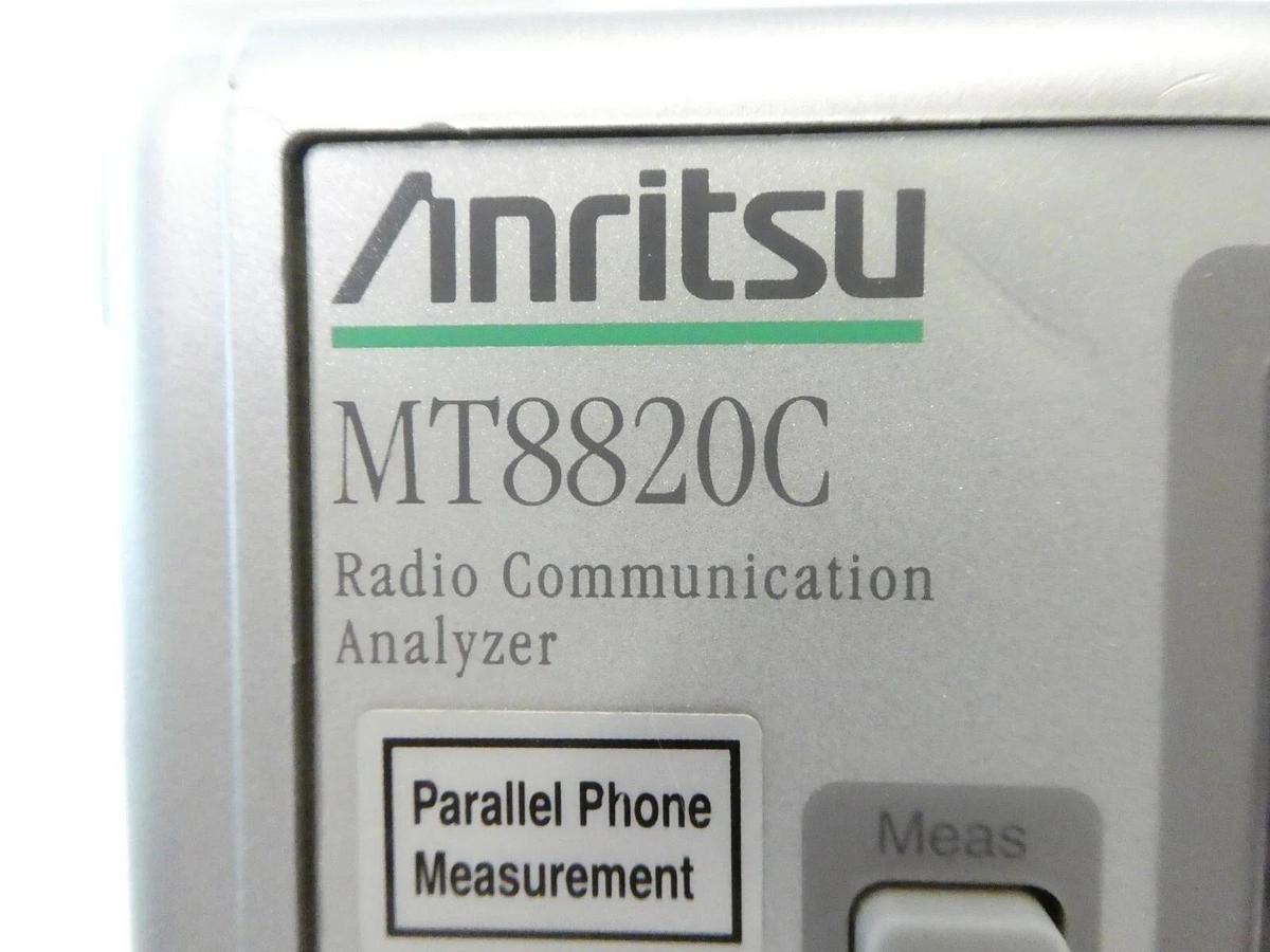 Used Anritsu MT8820C Radio Communication Analyzer GSM W-CDMA CDMA2000 LTE Spare