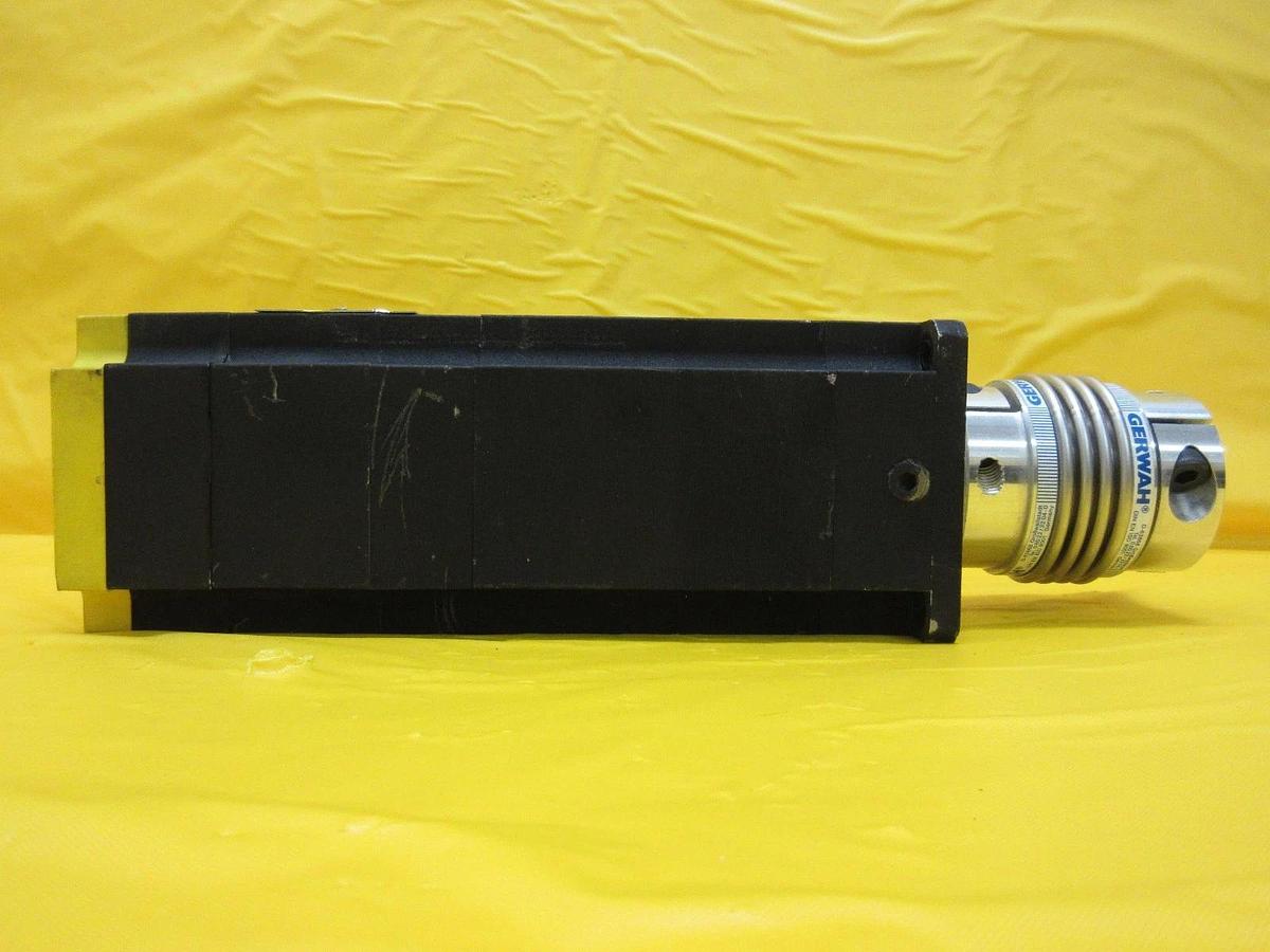 Used Baldor BSM80A-375BA Brushless AC Servo Motor with Gearhead AKN 60 Working