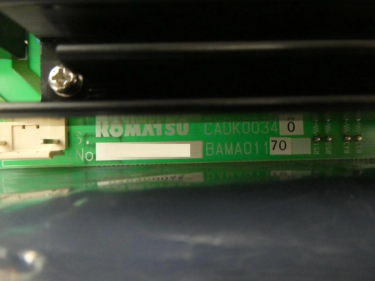 Used Komatsu CADK00340 Power Supply PCB BAMA01170 RCC-300 TEL Lithius Surplus Working