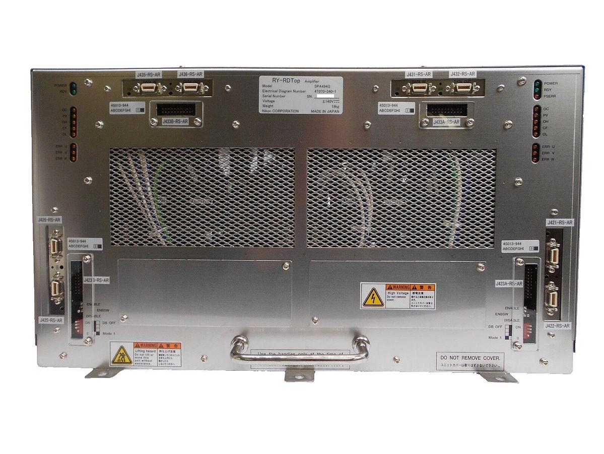 Used Nikon 4T070-340-1 RY-RDTop Amplifier Module SPA494G 4S013-944 NSR Series Working