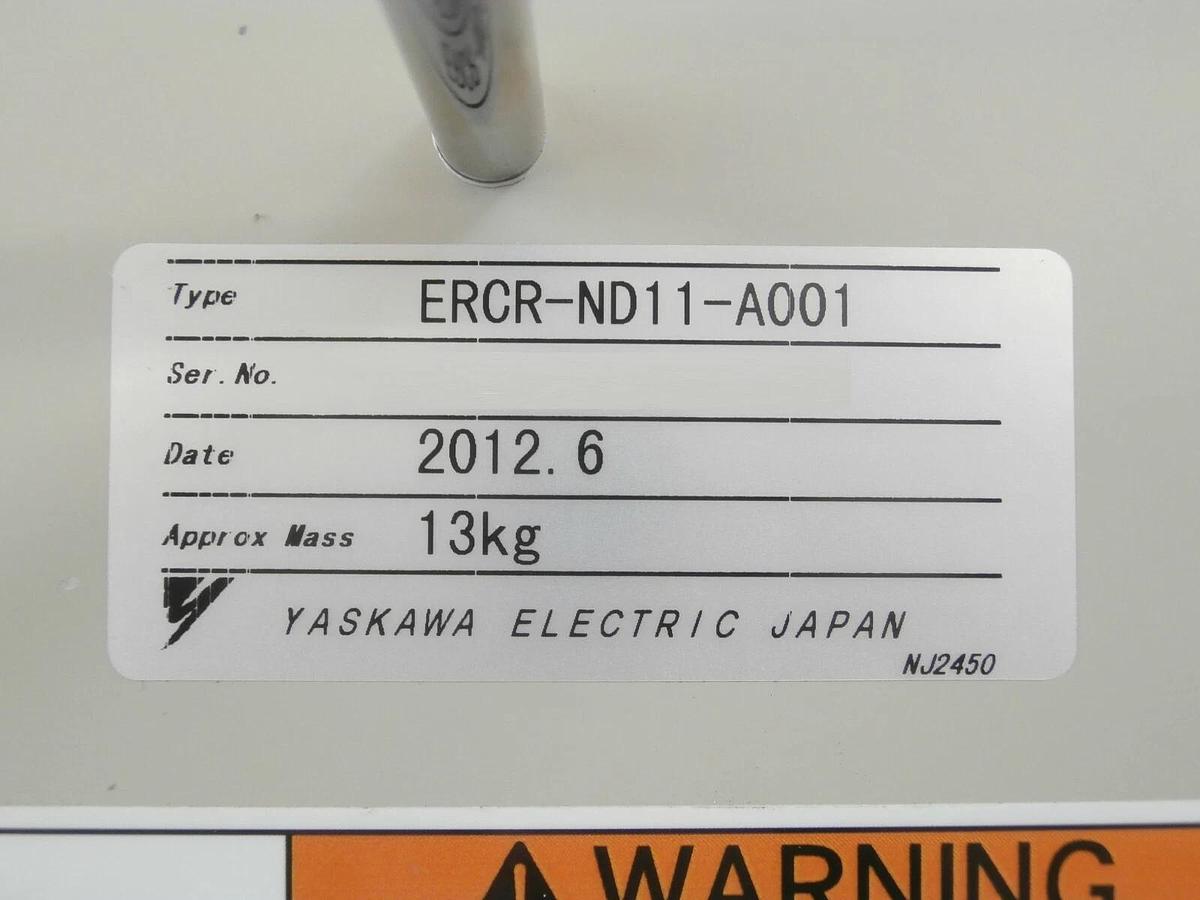 Used Yaskawa ERCR-ND11-A001 Robot Controller SGDH-08AE-SY705 Broken Switch As-Is